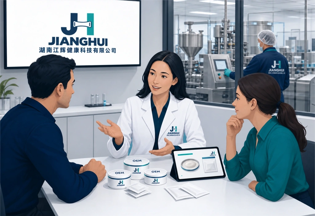 江辉健康团队沟通产品与代工方案