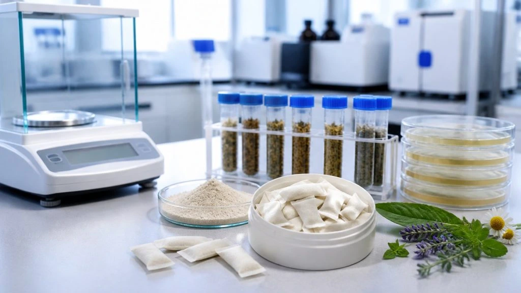 贴牌 口含袋的植物提取物污染物检测