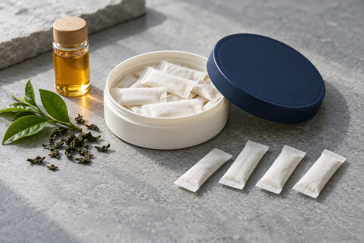 益智口含袋袋型与包装罐